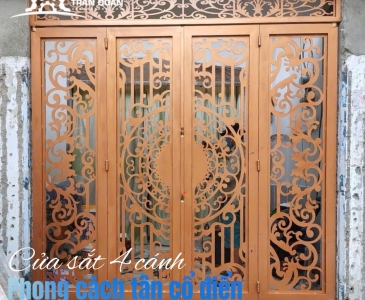 Nhận làm cổng sắt theo yêu cầu Bình Dương - Cơ khí Trần Đoán uy tín