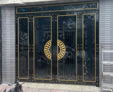 Cổng sắt đẹp giá rẻ Bình Dương - Cơ khí Trần Đoán